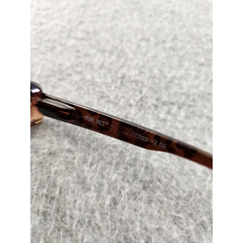 Foster Grant‎ CAT Purr-fect readers Reading Glasses +2.50 Spotted Print Case